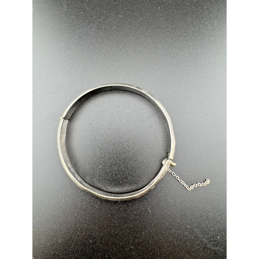Sterling Silver 925 Southwestern Arrow Bangle Bracelet